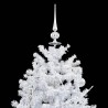 Arbre de Noël neigeux avec base de parapluie Blanc 170 cm 