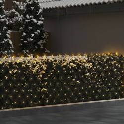 Filet lumineux blanc chaud de Noël 4x4 m 544 LED Int/ext 
