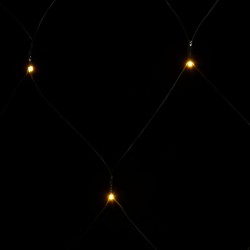 Filet lumineux blanc chaud de Noël 4x4 m 544 LED Int/ext 