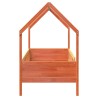Cadre de lit d'enfants forme de maison sans matelas pin 