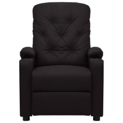 Fauteuil inclinable Noir Similicuir 
