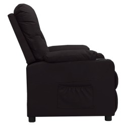 Fauteuil inclinable Noir Similicuir 