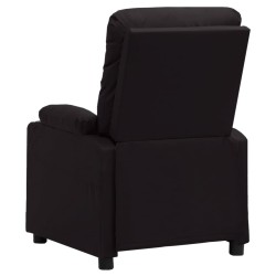 Fauteuil inclinable Noir Similicuir 