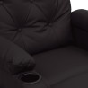 Fauteuil inclinable Noir Similicuir 