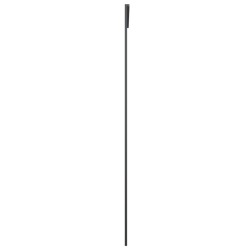 Porte coulissante Noir 102,5x205 cm Verre ESG et aluminium 
