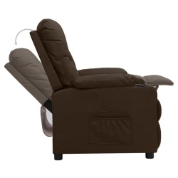 Fauteuil inclinable Marron Similicuir 