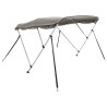 Toit bimini à 3 arceaux parois latérales 183x(137-152)x137 cm 