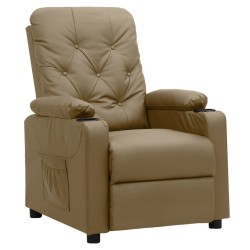 Fauteuil inclinable Cappuccino Similicuir 