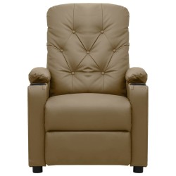 Fauteuil inclinable Cappuccino Similicuir 