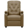 Fauteuil inclinable Cappuccino Similicuir 