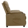 Fauteuil inclinable Cappuccino Similicuir 