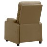 Fauteuil inclinable Cappuccino Similicuir 