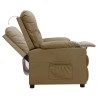 Fauteuil inclinable Cappuccino Similicuir 