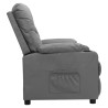 Fauteuil inclinable Gris Similicuir 