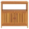 Table console de jardin 80x35x75 cm bois massif d'acacia 