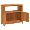 Table console de jardin 80x35x75 cm bois massif d'acacia 