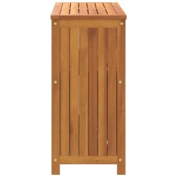 Table console de jardin 80x35x75 cm bois massif d'acacia 