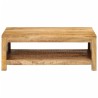 Table basse 80x55x30 cm bois de manguier massif 