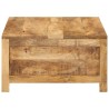 Table basse 80x55x30 cm bois de manguier massif 