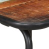 Chaises de bar lot de 2 bois de récupération solide 