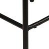 Chaises de bar lot de 2 bois de récupération solide 
