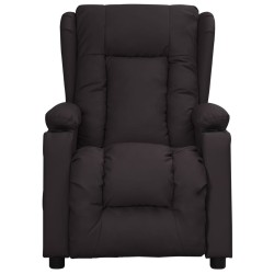 Fauteuil inclinable Noir Similicuir 