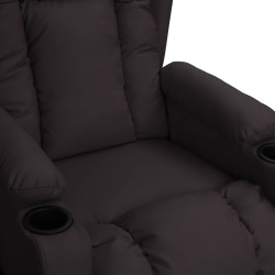 Fauteuil inclinable Noir Similicuir 