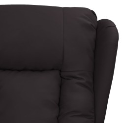 Fauteuil inclinable Noir Similicuir 