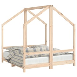 Cadre de lit pour enfant 2x(70x140) cm bois de pin massif 