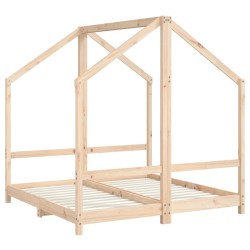 Cadre de lit pour enfant 2x(70x140) cm bois de pin massif 