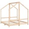 Cadre de lit pour enfant 2x(70x140) cm bois de pin massif 