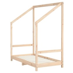 Cadre de lit pour enfant 2x(70x140) cm bois de pin massif 