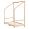 Cadre de lit pour enfant 2x(70x140) cm bois de pin massif 