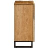 Buffet 90x34x75 cm bois de manguier massif brut 