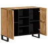 Buffet 90x34x75 cm bois de manguier massif brut 