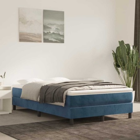Matelas de lit à ressorts ensachés 120x210x20 cm velours 
