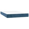 Matelas de lit à ressorts ensachés 120x210x20 cm velours 