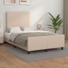 Cadre de lit sans matelas cappuccino 120x190 cm similicuir 