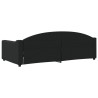 Lit de repos sans matelas noir 100x200 cm tissu 