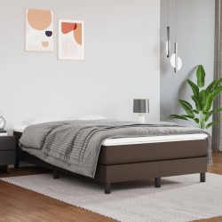 Matelas de lit à ressorts ensachés Marron 120x200x20 cm 