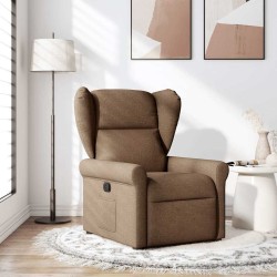 Fauteuil inclinable Marron Tissu 