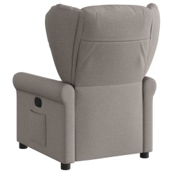 Fauteuil inclinable Taupe Tissu 