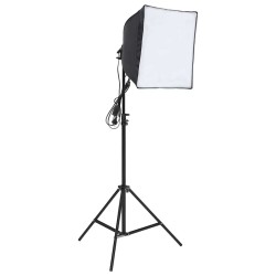 Kit d'éclairage studio photo avec toiles de fond et réflecteur 