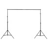 Kit d'éclairage studio photo avec toiles de fond et réflecteur 