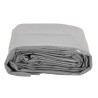 Bâche gris 4x8 m 650 g/m² 