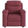 Fauteuil de massage inclinable Rouge bordeaux Tissu 