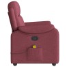 Fauteuil de massage inclinable Rouge bordeaux Tissu 