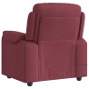 Fauteuil de massage inclinable Rouge bordeaux Tissu 