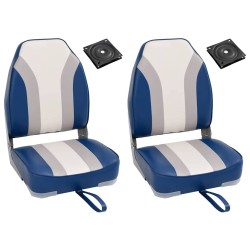 Ensemble de sièges de bateau pliables lot de 4 dossier haut 