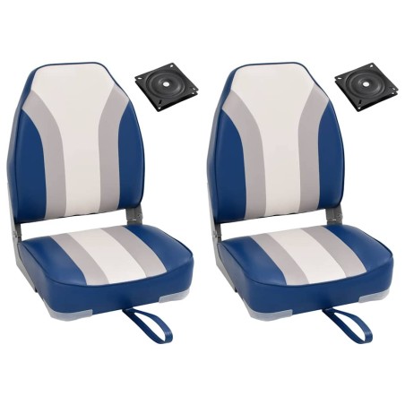 Ensemble de sièges de bateau pliables lot de 4 dossier haut 